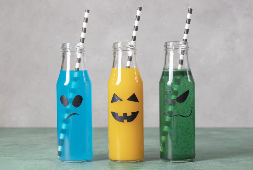 colorful mocktails for halloween